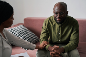 a man attends mental health counseling in reston virginia