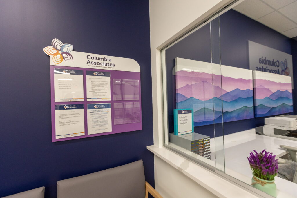 Columbia Mental Health - Bowie, MD reception desk